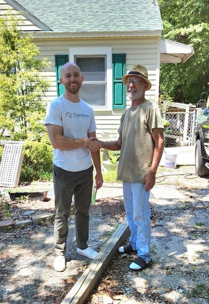 Chris and Nathan - Happy client with Carolina Home Relief